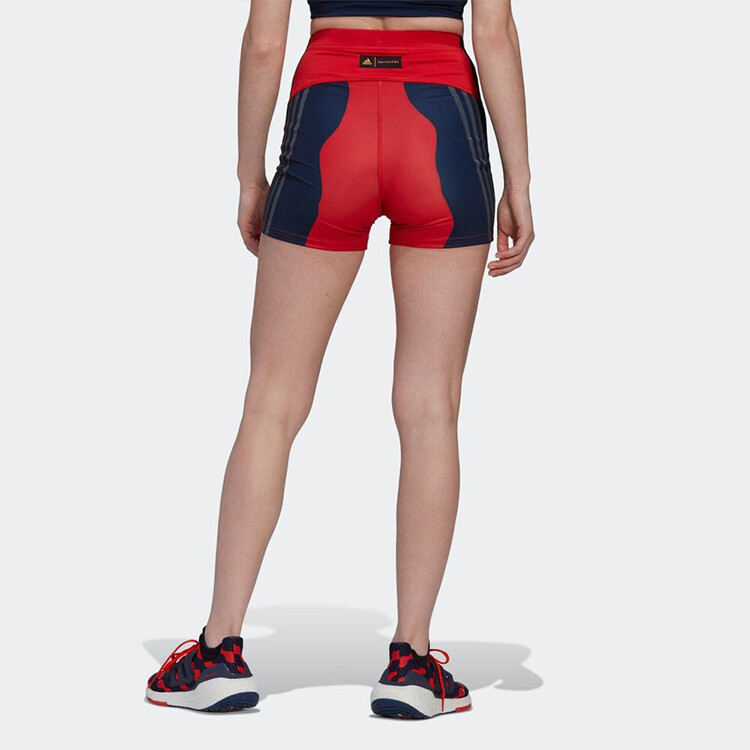Marimekko X Повседневные шорты женские Флеш-красные Adidas — фото 3
