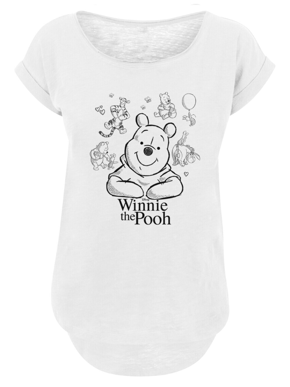 

Рубашка F4NT4STIC Disney Winnie The Pooh, от белого