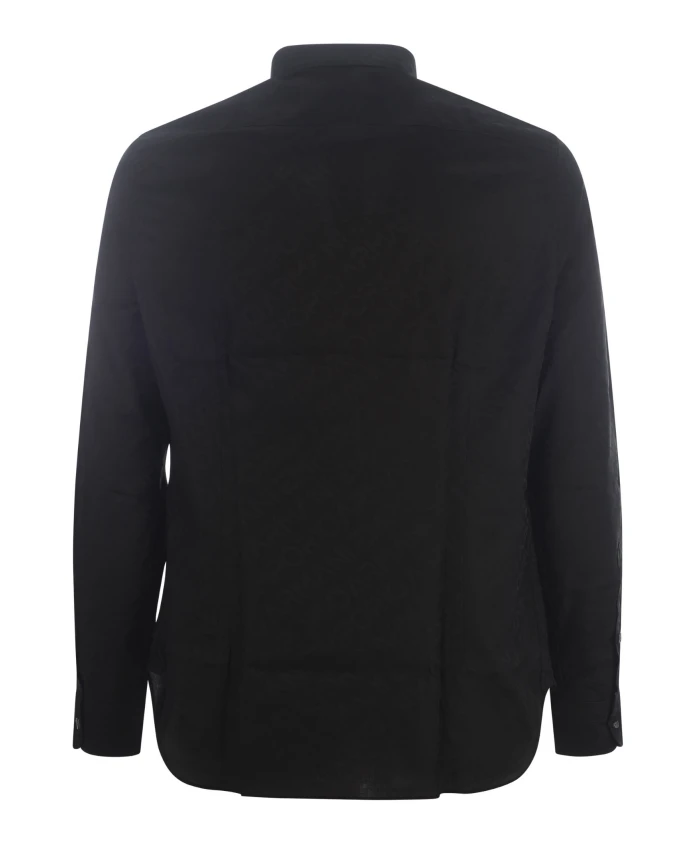 Черная повседневная рубашка 3r1c861k0dzf083 Emporio Armani, черный — фото 3