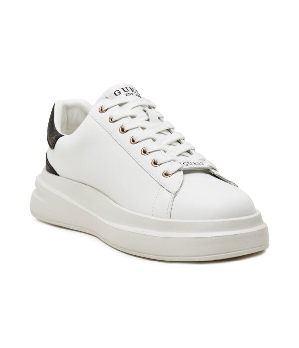 

Кожаные кроссовки elba Guess, белый