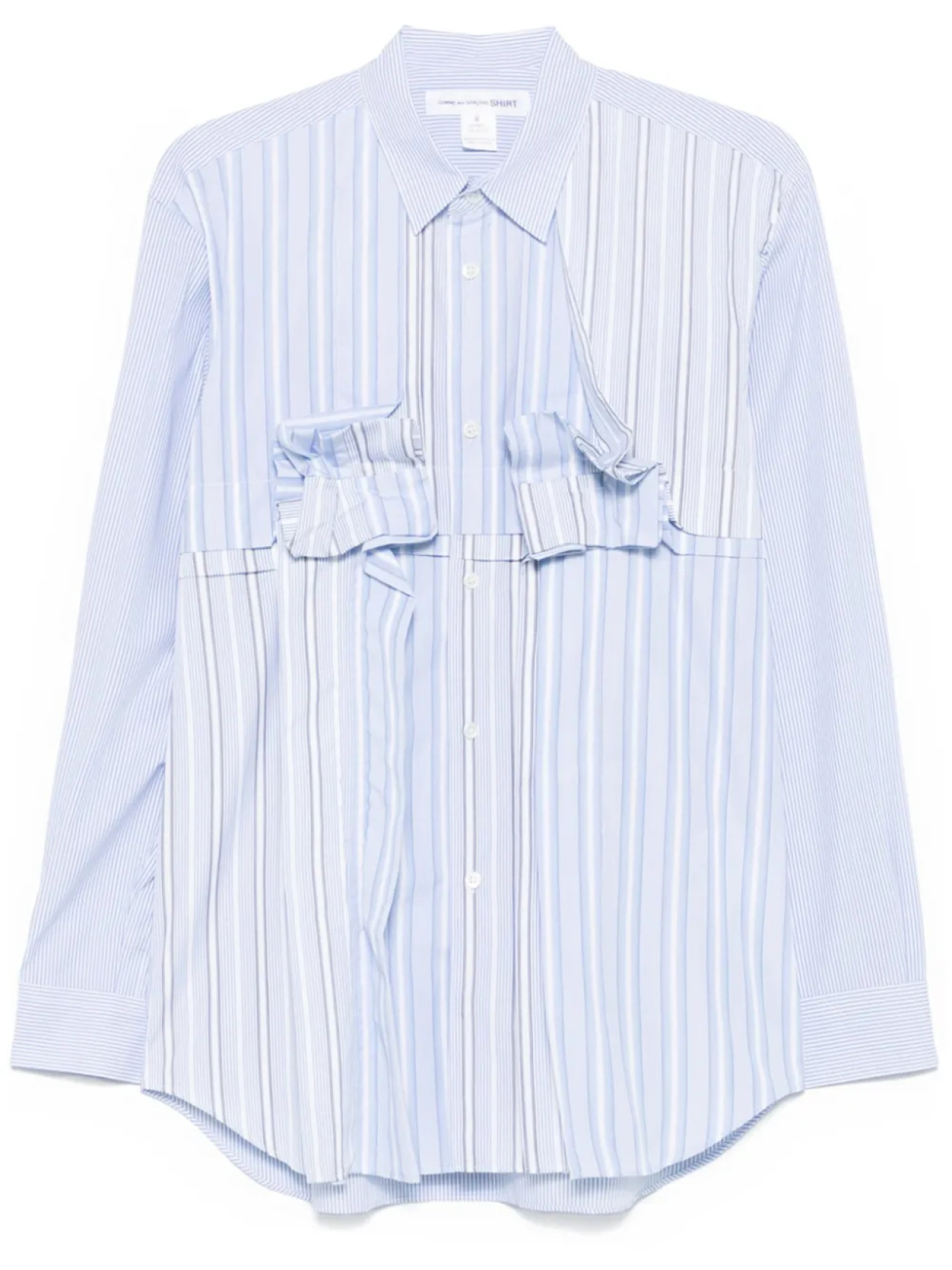 

Рубашка в полоску Comme Des Garçons Shirt, синий