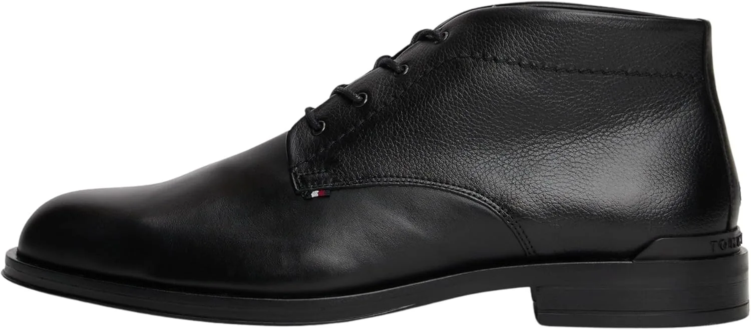 Мужские деловые ботинки Tommy Hilfiger LTH Fm0fm05697 средней высоты, черный
