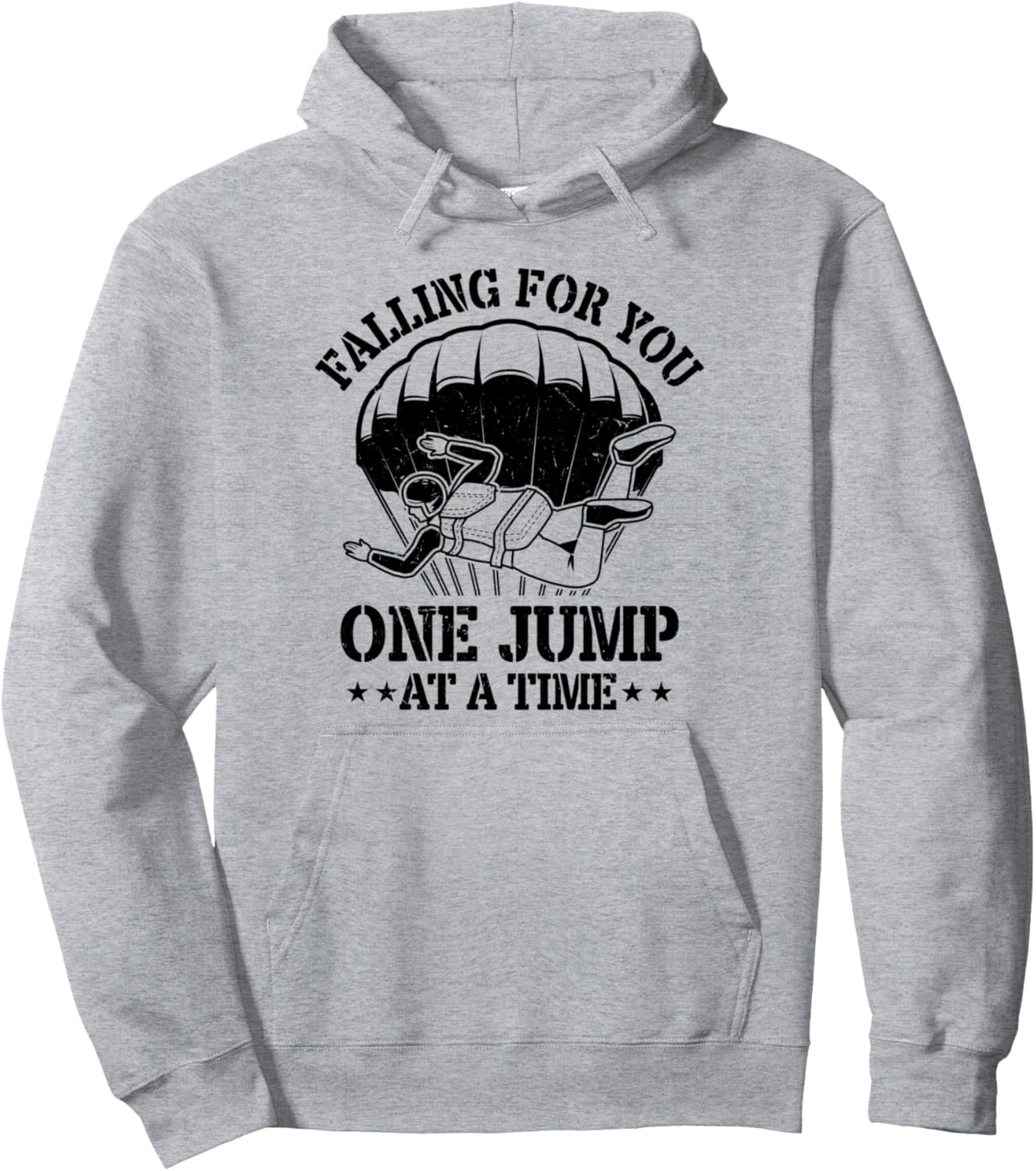 

Худи с изображением парашютиста, военного парашютиста, серого цвета, размер S Paratrooper Gifts