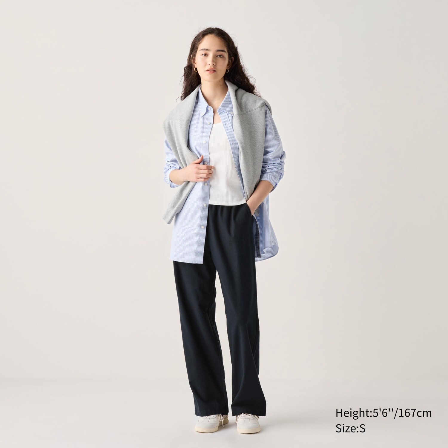 

Фланелевые брюки UNIQLO, черный