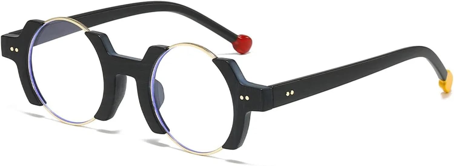 

Популярные модные круглые солнцезащитные очки для женщин и мужчин в стиле панк с заклепками, роскошные, с градиентным покрытием и защитой от УФ-излучения UV400 TYUVIVO, 7