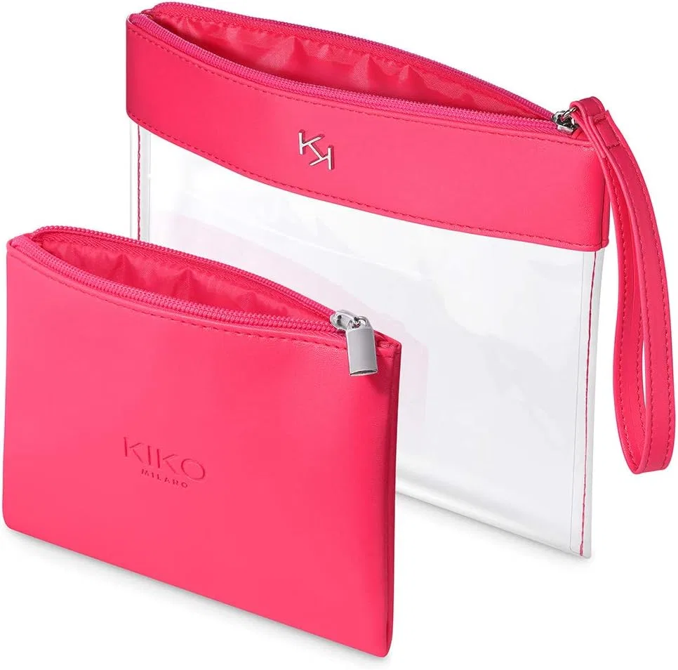 Прозрачная косметичка Kiko Milano с внутренним пеналом Kiko Milano, 002 Fuchsia — фото 2