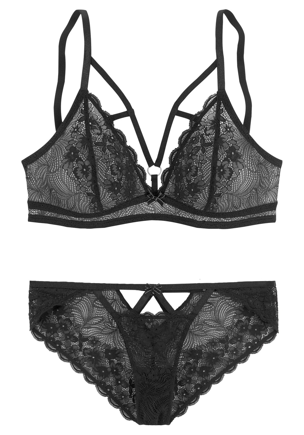 

Бюстгальтер без косточек PETITE FLEUR GOLD Set: Bralette BH, черный