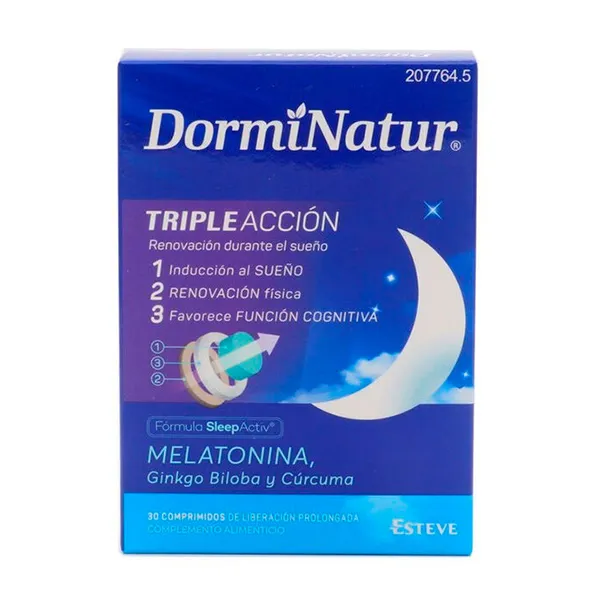 

Биологически активная добавка Melatonina Triple Acción Dorminatur, 30 UD