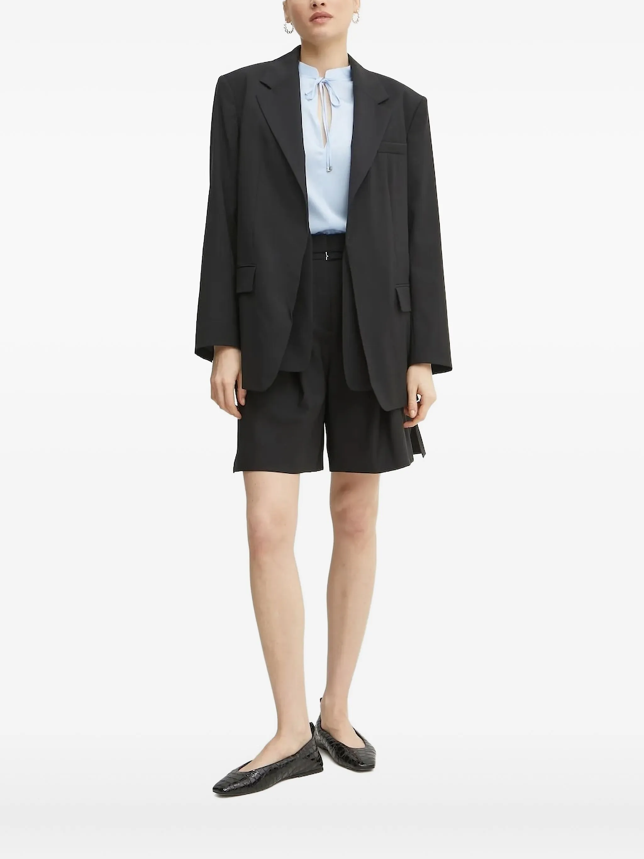 

Однобортный пиджак Boss, черный