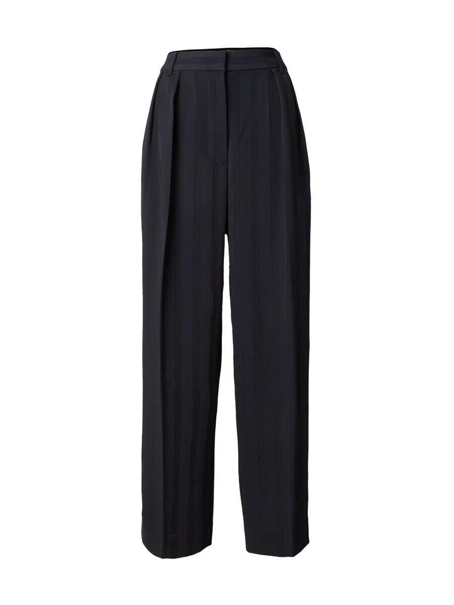 

Брюки со складками спереди Banana Republic Wide leg Pleat-Front Pants, черный