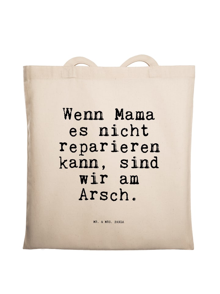 

Сумка-шоппер Если мама не... с надписью в сливках Mr. & Mrs. Panda