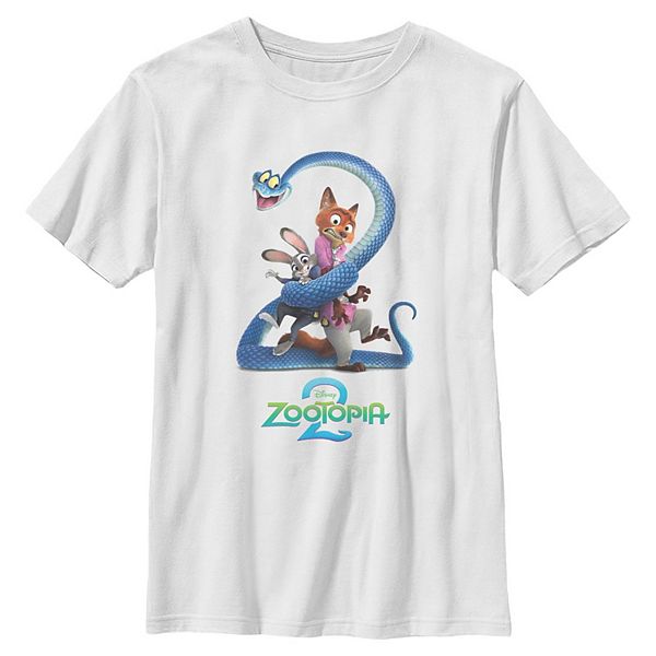 

Футболка с принтом Zootopia 2 для мальчиков 6-20 Disney