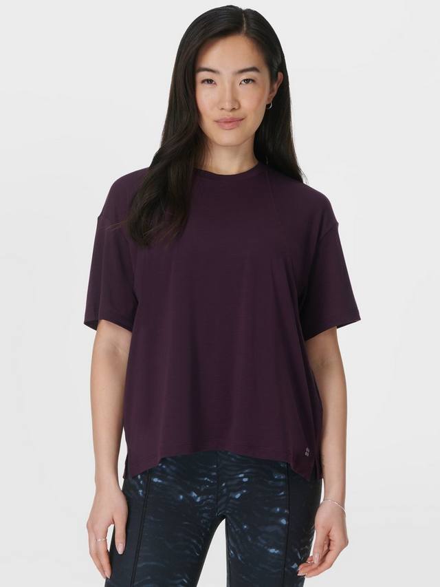 

Студийная футболка soft flow Sweaty Betty, фиолетовый