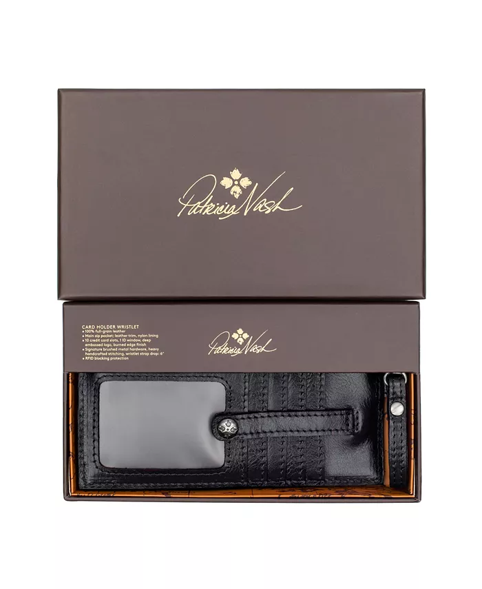 

Кожаный кошелек Alanna в подарочной коробке Patricia Nash, черный