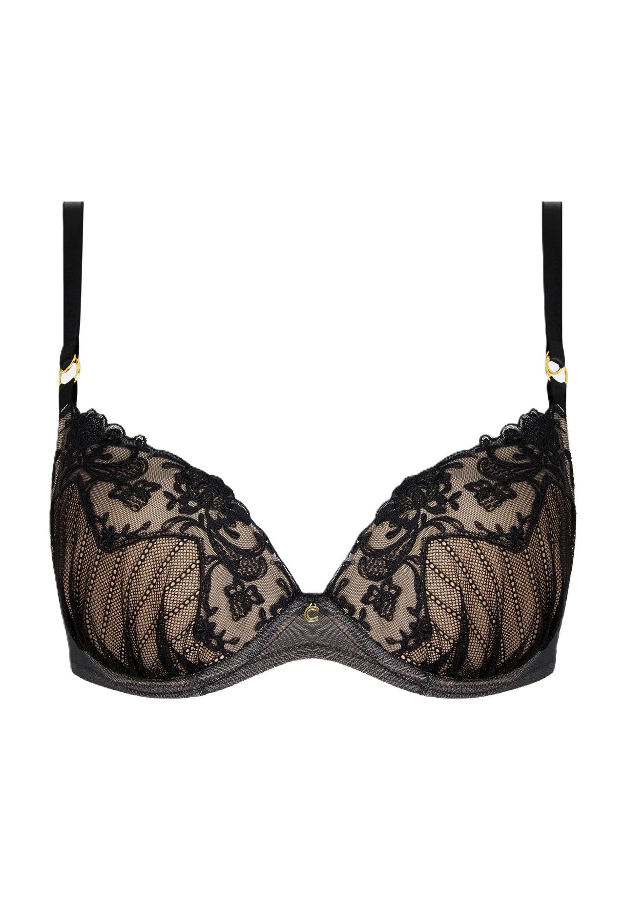 

Женский бюстгальтер на косточках с эмблемой Cabaret Sauvage Emblem CHANTELLE, цвет 011 Schwarz