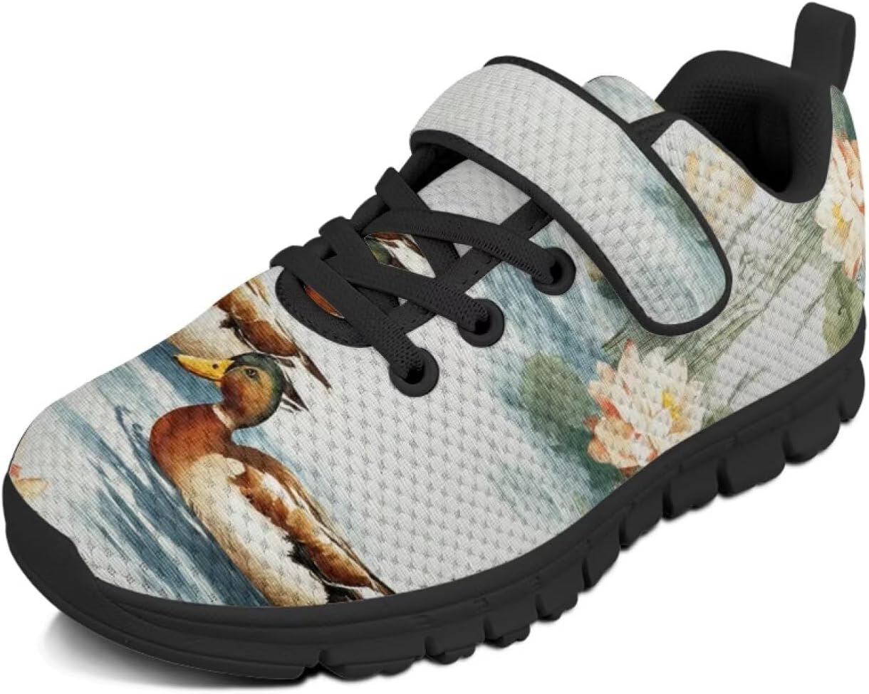 

Зеленые кроссовки для девочек, маленьких детей, нескользящие, для спорта, дышащие, легкие, с вязаной сеткой, для бега, школьные с одной пряжкой и шнуровкой Pointodoor