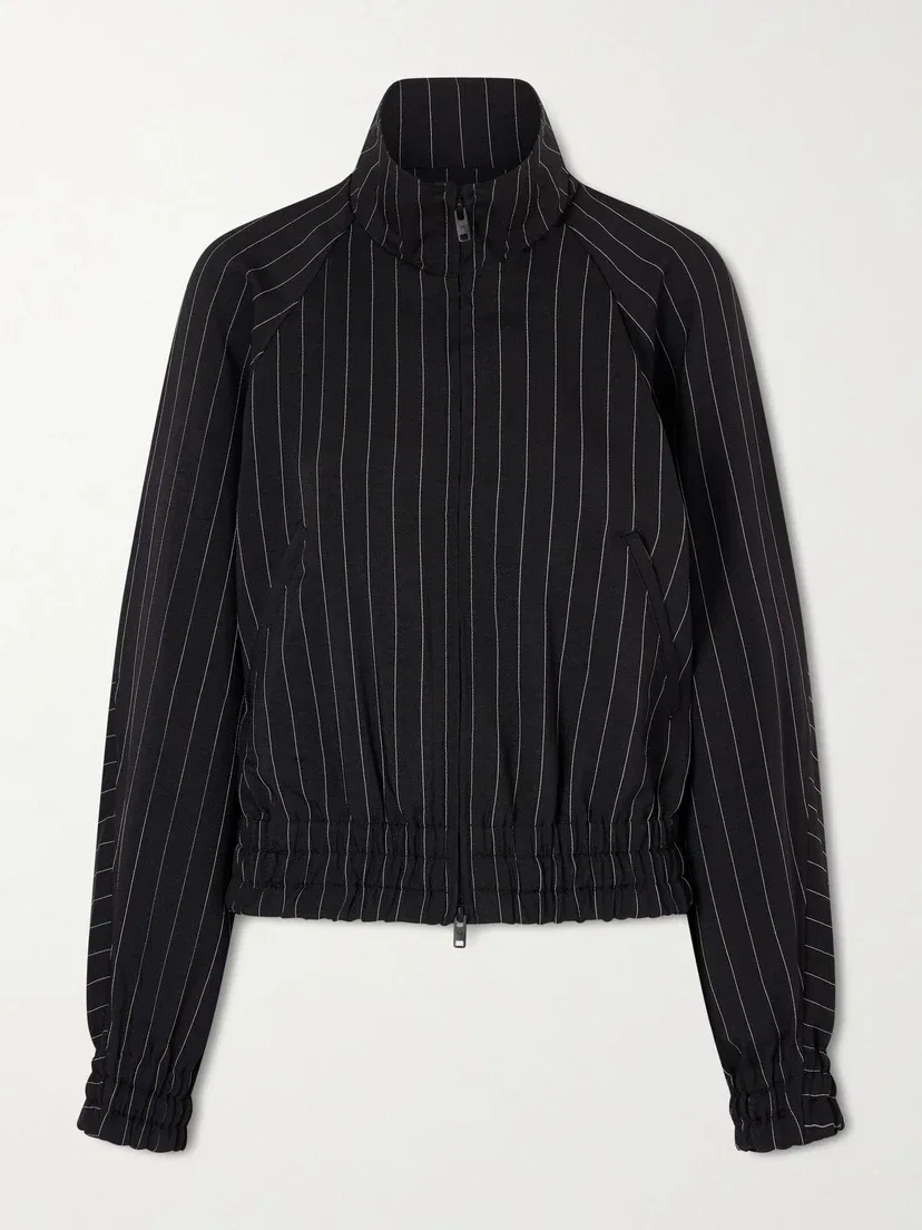 Полосатая куртка из переработанных материалов Y-3 adidas Originals, черный