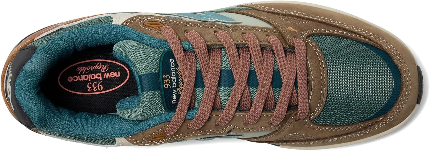 Кроссовки New Balance 933 Andrew Reynolds, Tan/Teal — фото 2