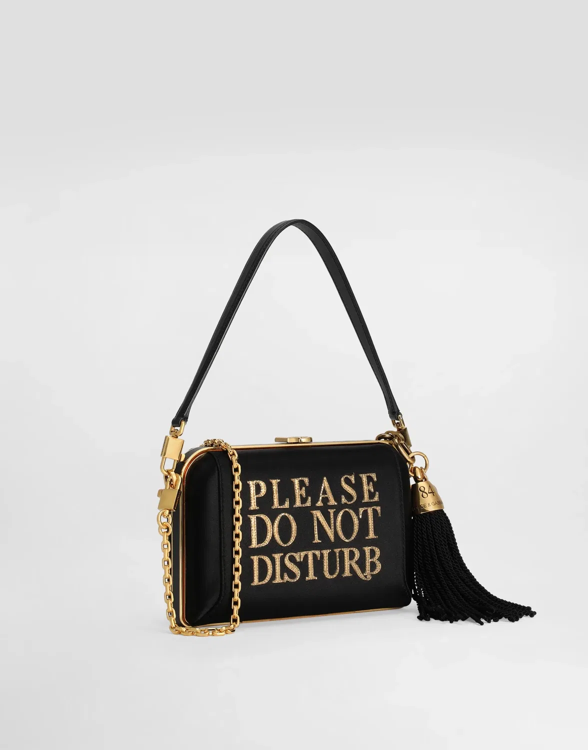 Сумка Dolce box из сатина и ламинированной кожи айерс DOLCE & GABBANA, мультицвет — фото 4
