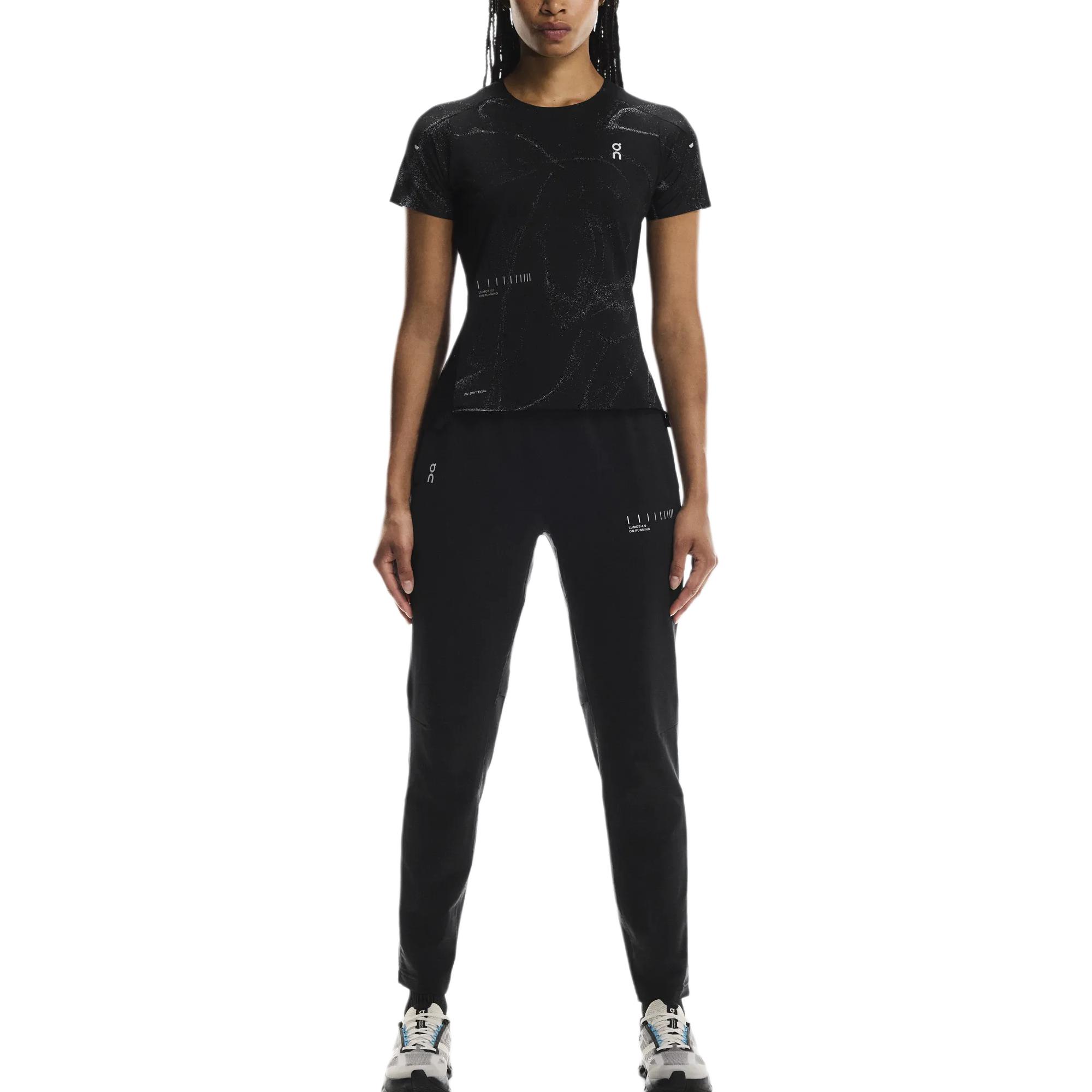 

Утепленные брюки Lumos вязаные спортивные штаны women's On, черный