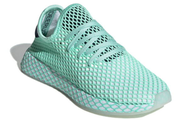 Кроссовки оригиналы deerupt runner для зеленых Adidas, зеленый — фото 3