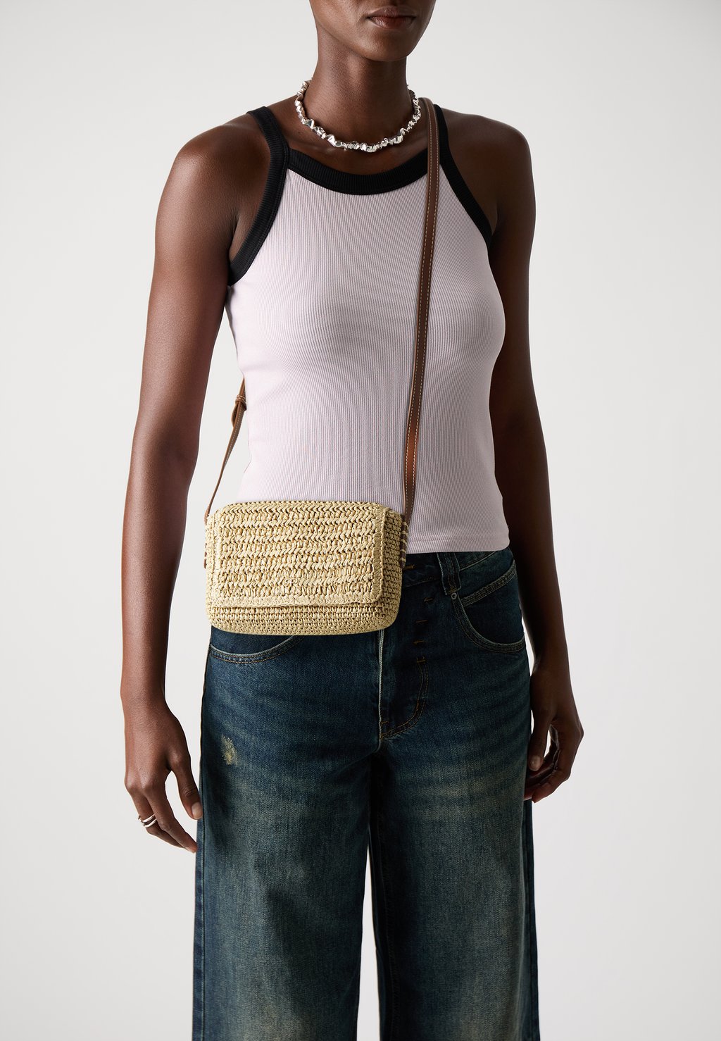 

Сумка через плечо CROSSBODY BAG SPRING BREAK - Across body bag PARFOIS, бежевый