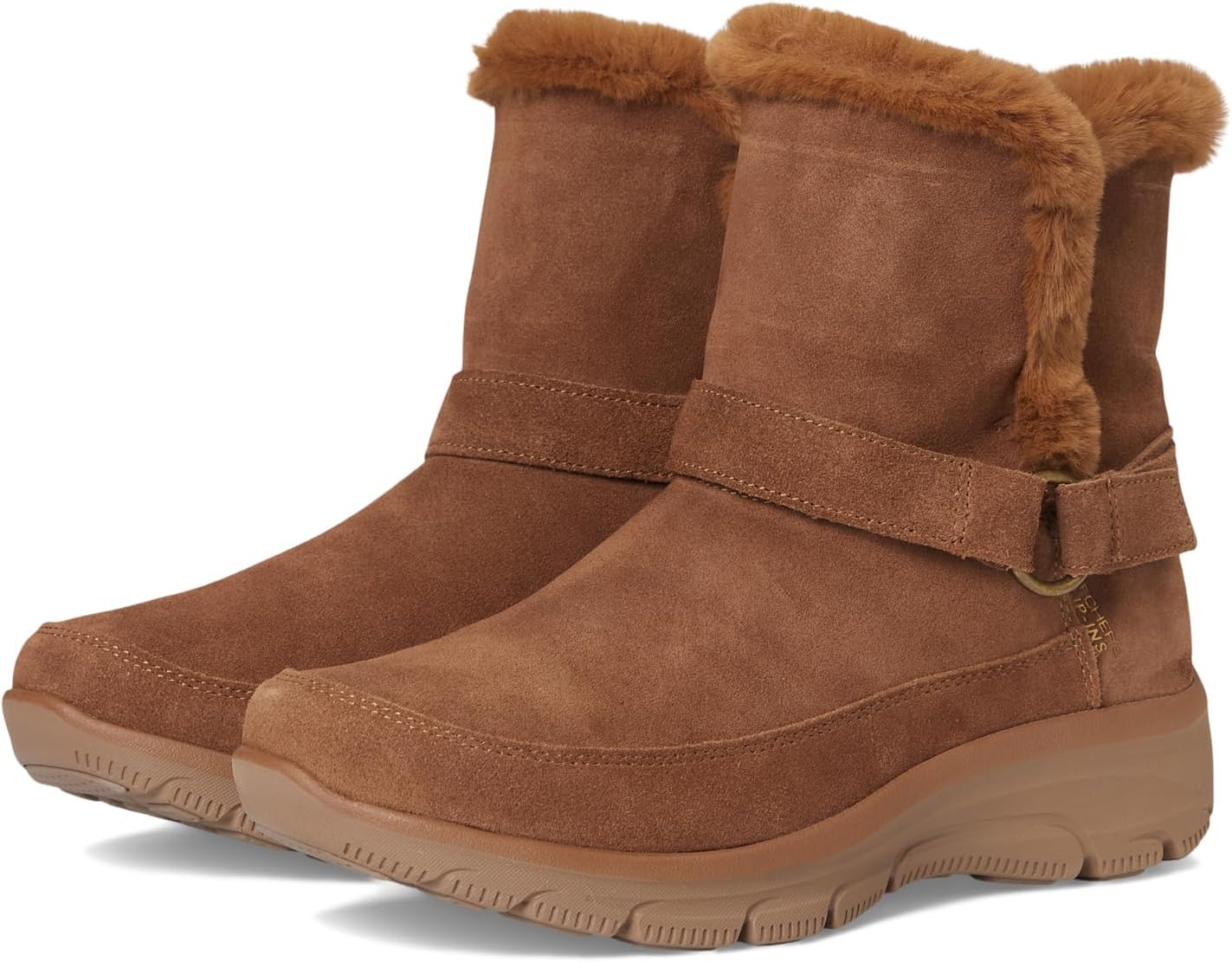 Ботинки SKECHERS Women's Easy Going - Dreamers Luxe Vibe Hands Free Slip-ins, Chestnut