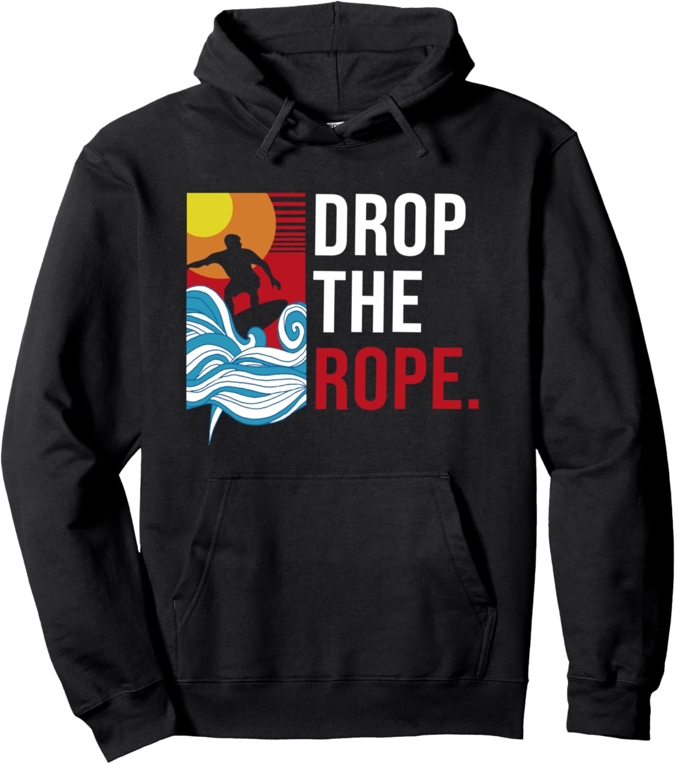 

Худи для вейксерфинга Wakesurfing Gifts & Wakesurfing Equipment, черный