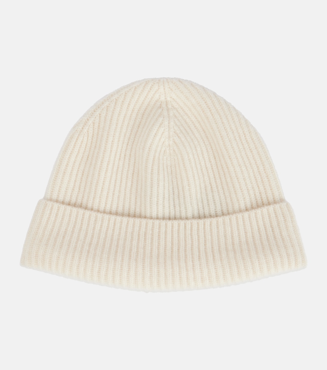 

Fobello шапка из кашемира с рубчиком Loro Piana, White Snow