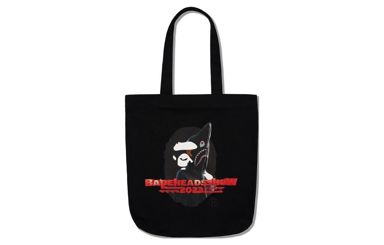 

Сумка-шоппер Bape Cotton, Пляжная сумка, Сумка через плечо, Повседневная унисекс черная A BATHING APE