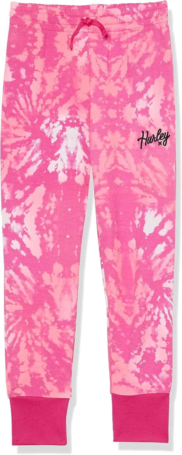 Детские спортивные брюки Hurley из мягкой вязки, Electric Orchid