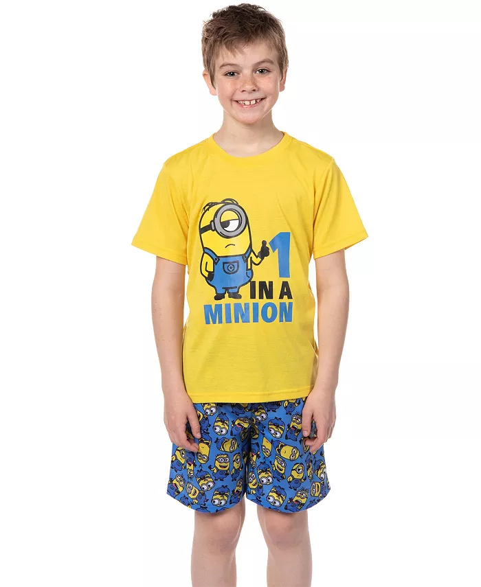 

Пижамный комплект из 2 предметов Minions 1 In A Minion для мальчиков Despicable Me