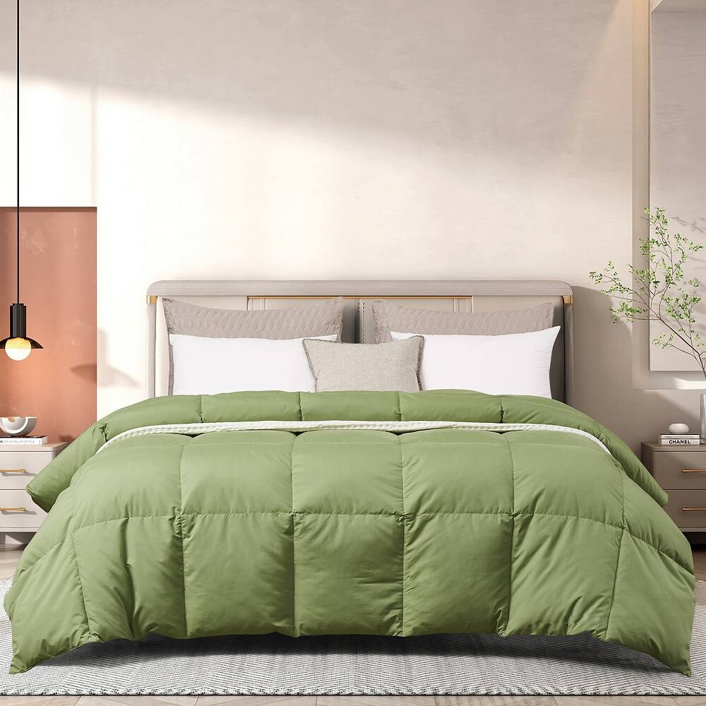 

Beautyrest Всесезонное одеяло из микрофибры с цветным пером и пухом, цвет Sage