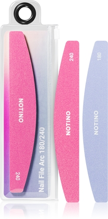

Классическая пилочка для ногтей с двумя шероховатостями Notino Nail Tools Nail File Arc, 180/240 1 szt.