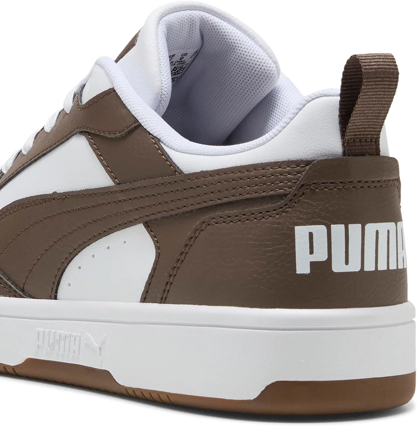 Кроссовки Puma Unisex Rebound V6 Low, Puma White Flat Bronze Rubber — фото 2