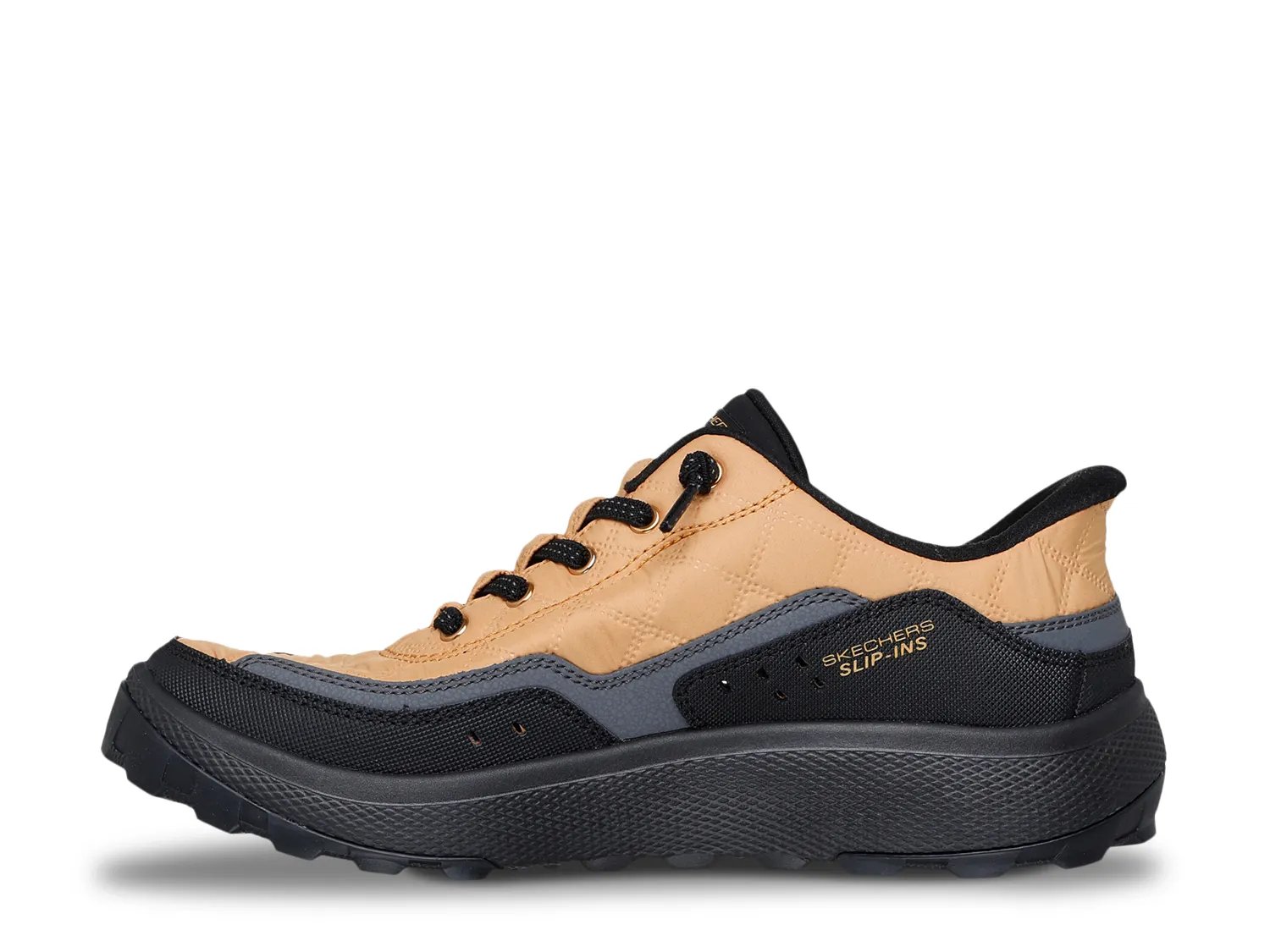 Кроссовки Skechers Slip-ins Relaxed Fit: Urban Explore Cozy Fit Slip-On Sneaker - Women's, черный/желтый — фото 2