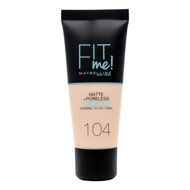 

Maybelline fit me матовая + тональная основа для сияния пор Maybelline New York, цвет 104 soft ivory, 30 мл
