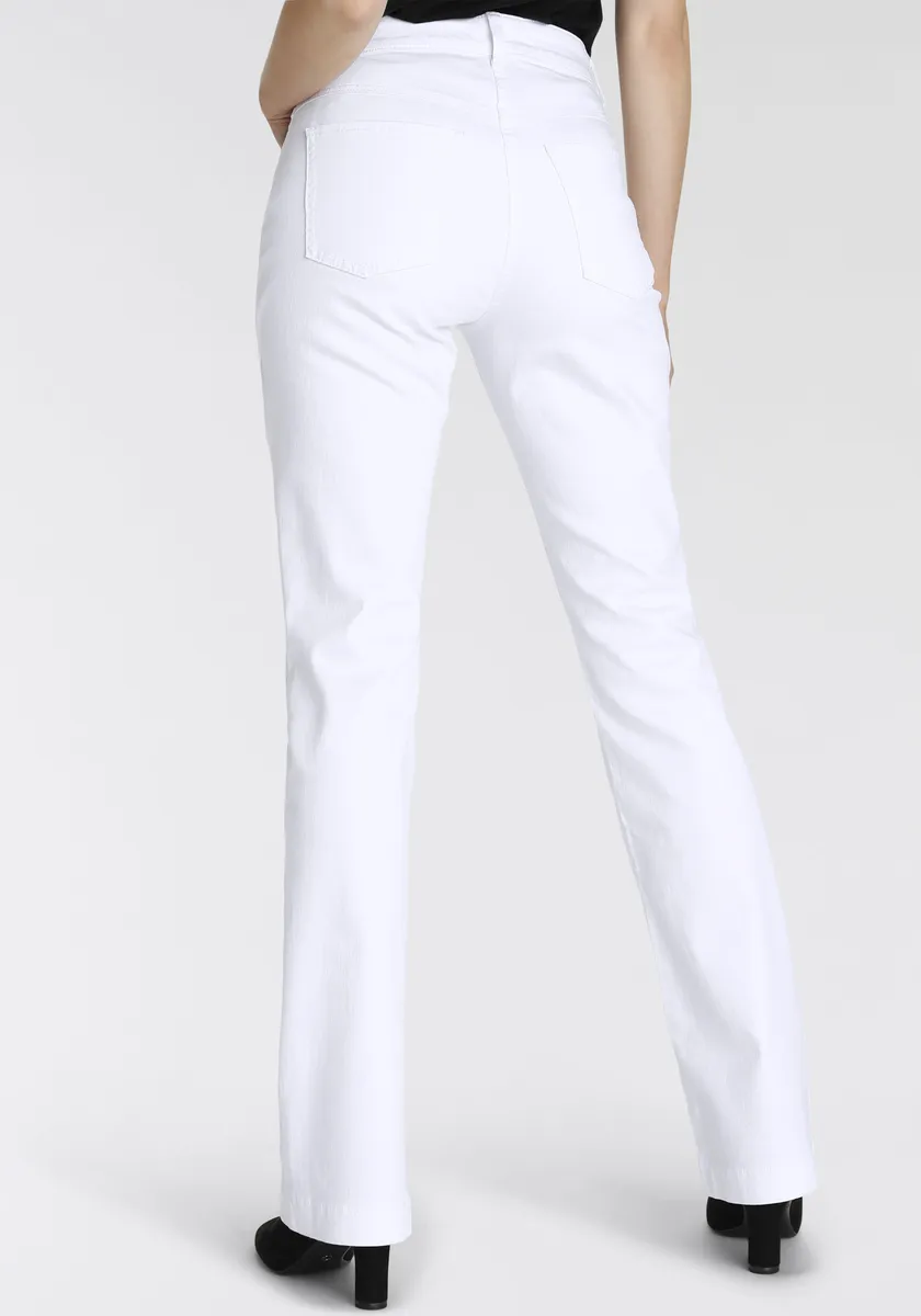 

Джинсы MAC Bootcut "Boot", модно расклешенный низ, белый