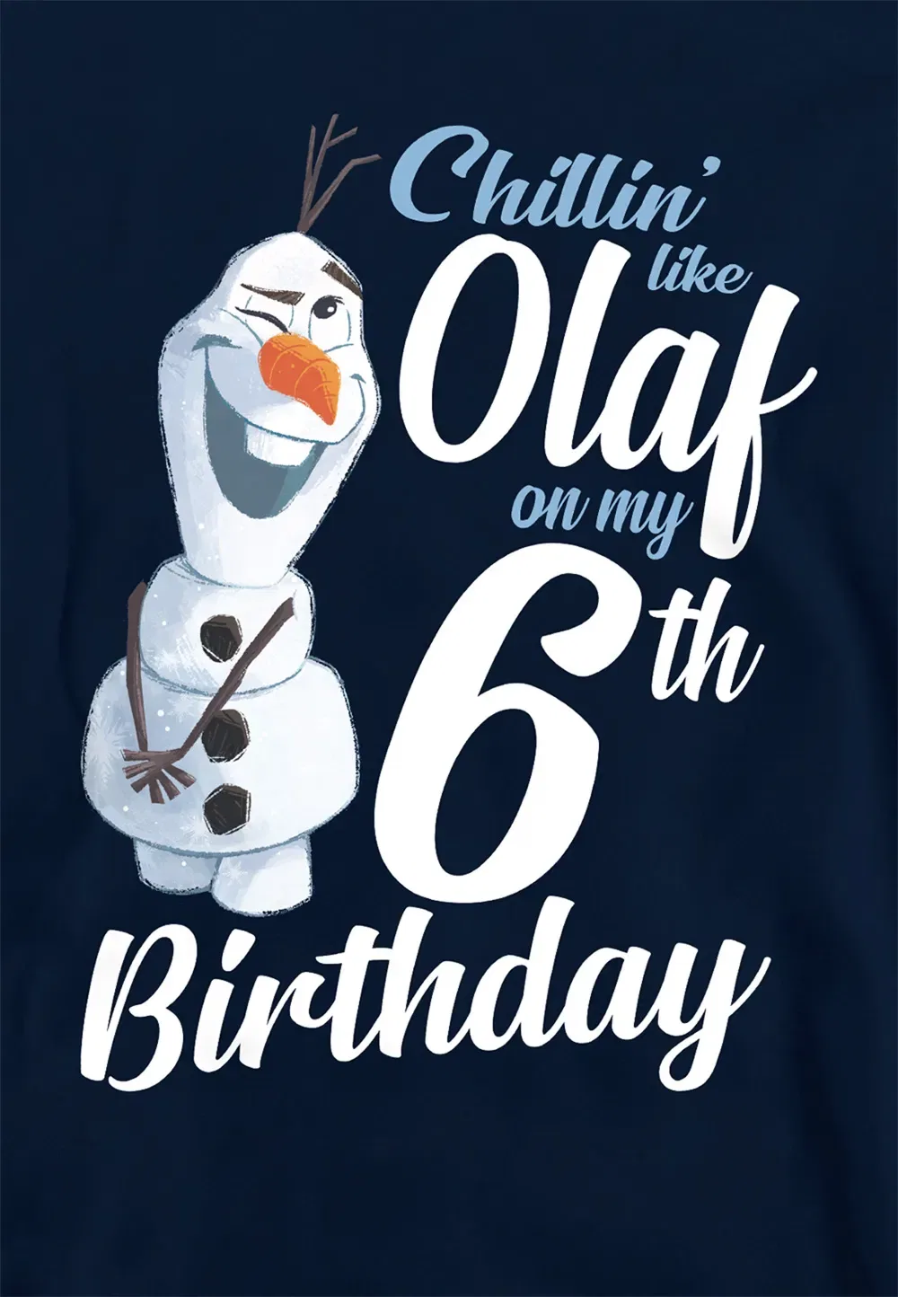Детская худи Disney Frozen Olaf, темно-синий — фото 2