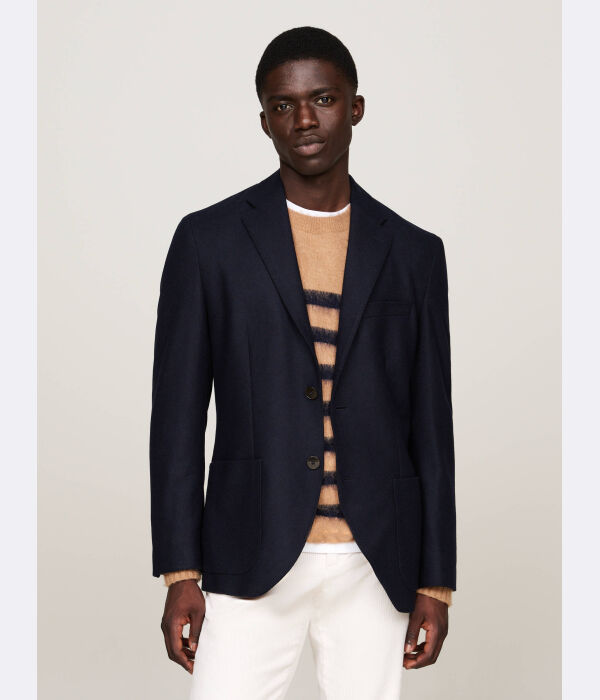 

Пиджак шерстяной Tommy Hilfiger Slim Fit, синий