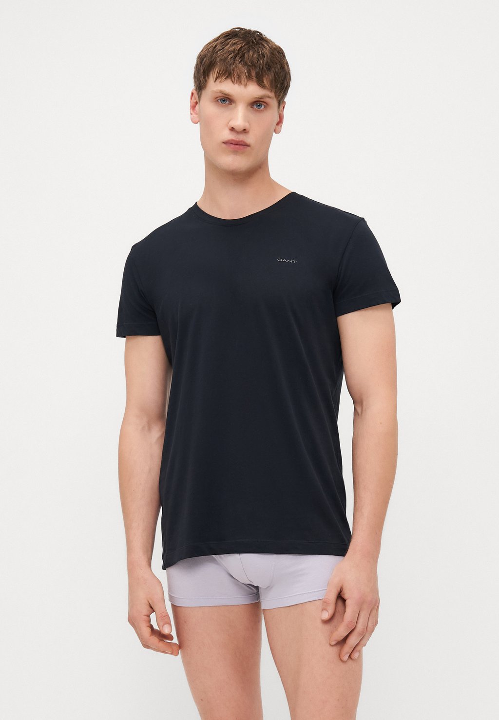 

Нижняя футболка C NECK 2 PACK GANT, черный