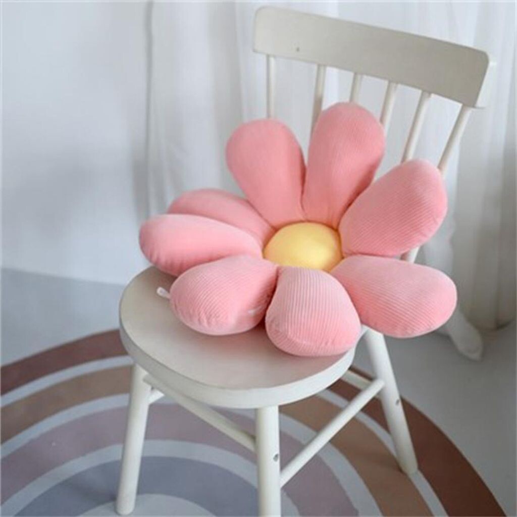 

360Home Large Daisy Daisy Design Flower Мягкая подушка для умывальника Розовый 40см