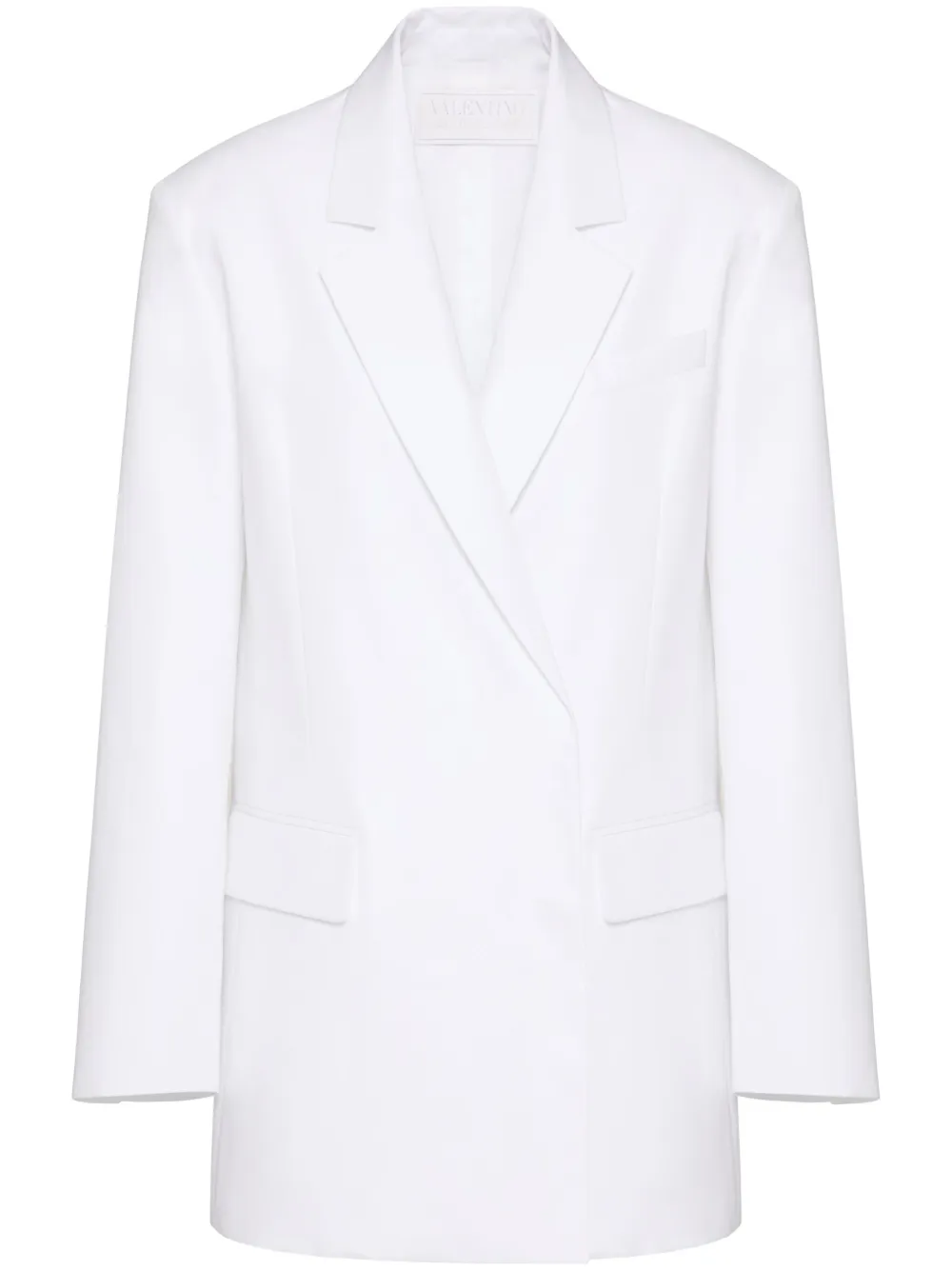 

Поплиновый блейзер Compact VALENTINO GARAVANI, белый
