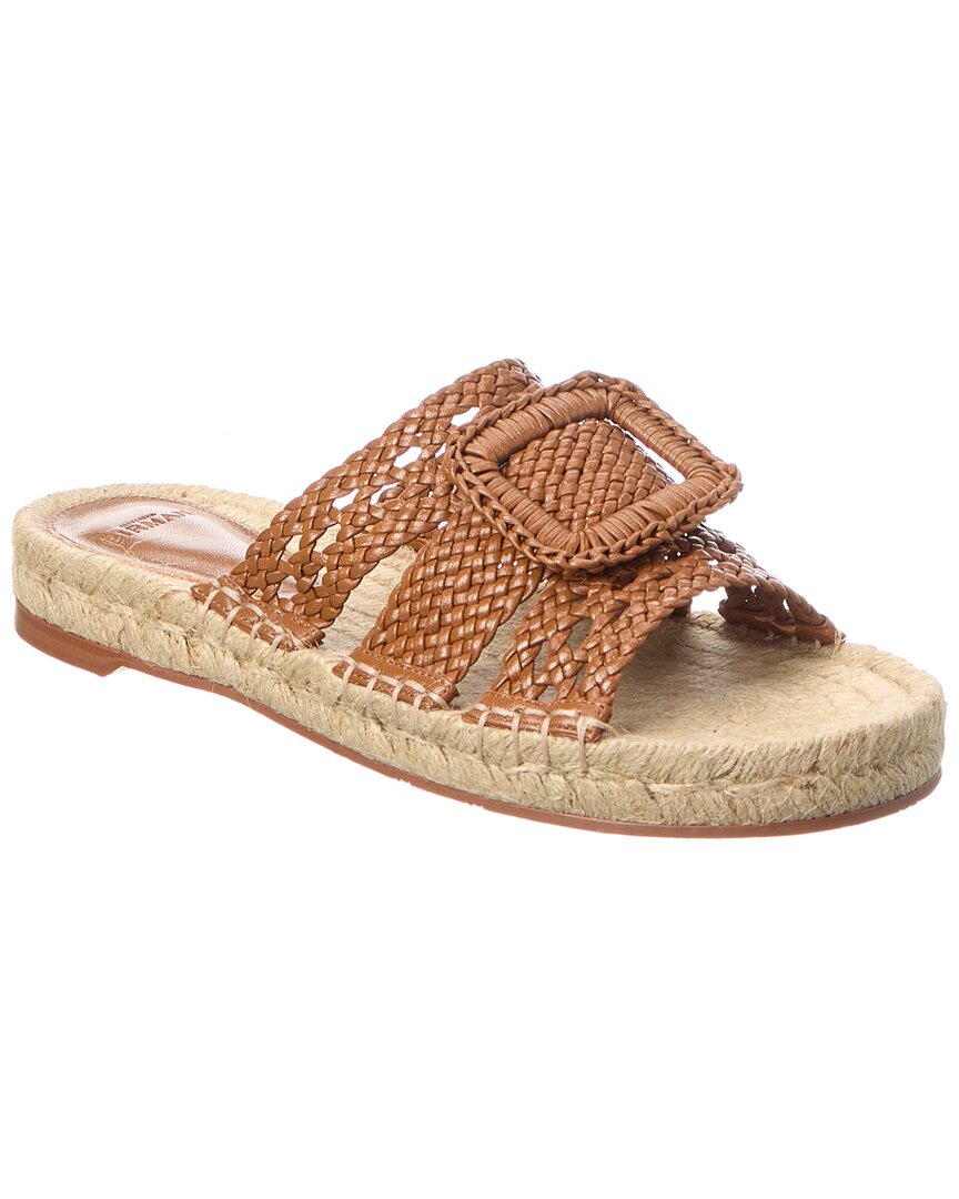 Alexandre Birman Эспадрильи из плетеной кожи Lana, коричневый