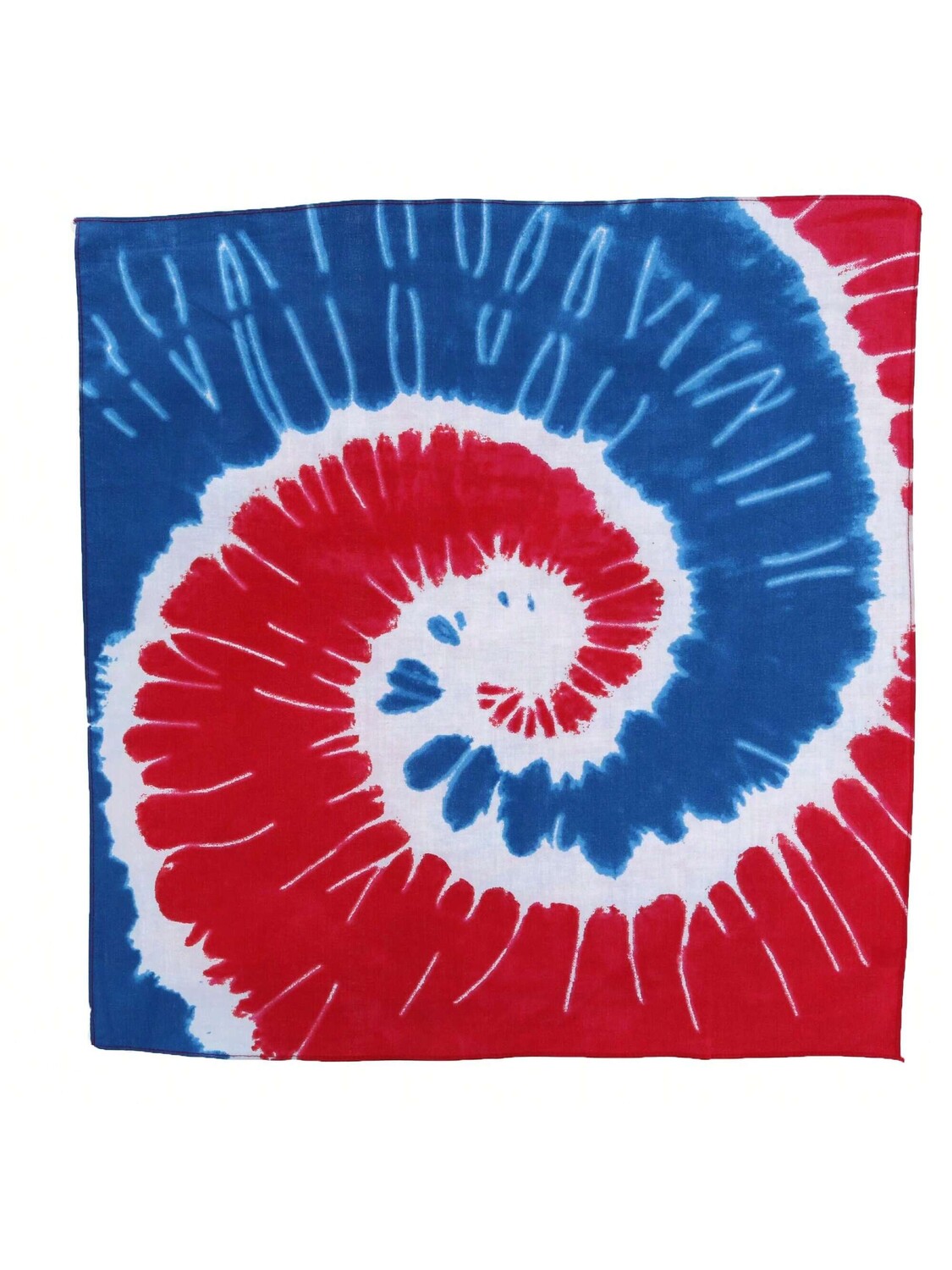 

Бандана CTM Patriotic Swirl Tie Dye, красный