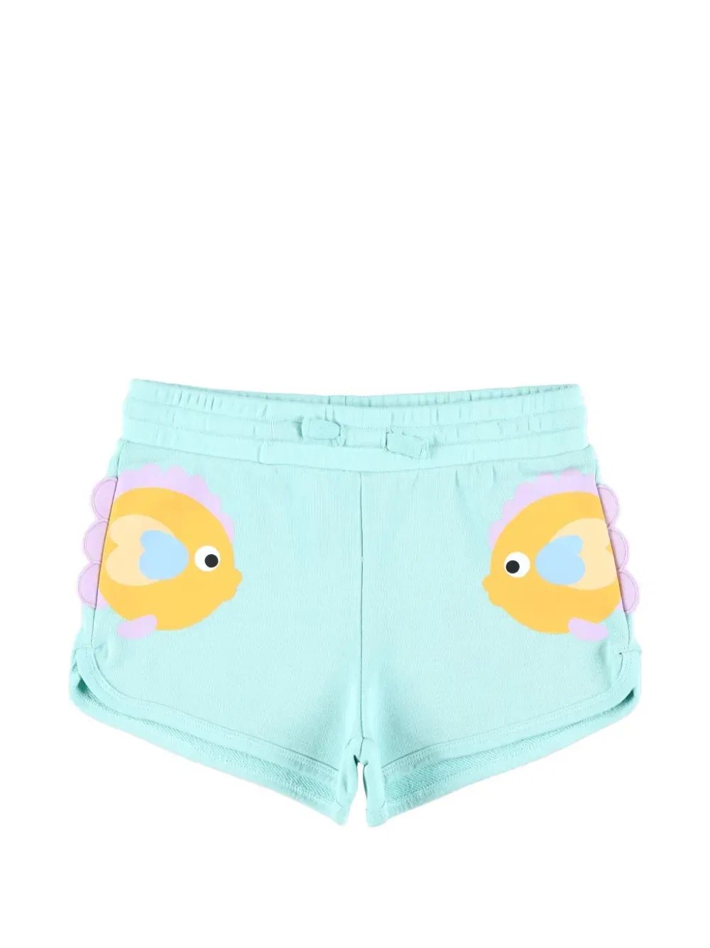 Спортивный костюм с принтом рыбы Stella McCartney Kids, синий — фото 4