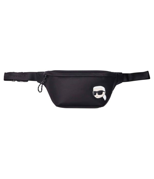

Сумка на пояс k/ikon Karl Lagerfeld, черный