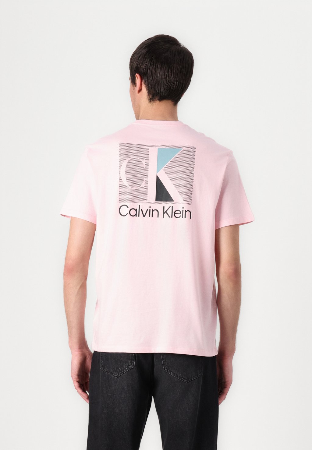 

Футболка с принтом UNISEX Calvin Klein, розовый