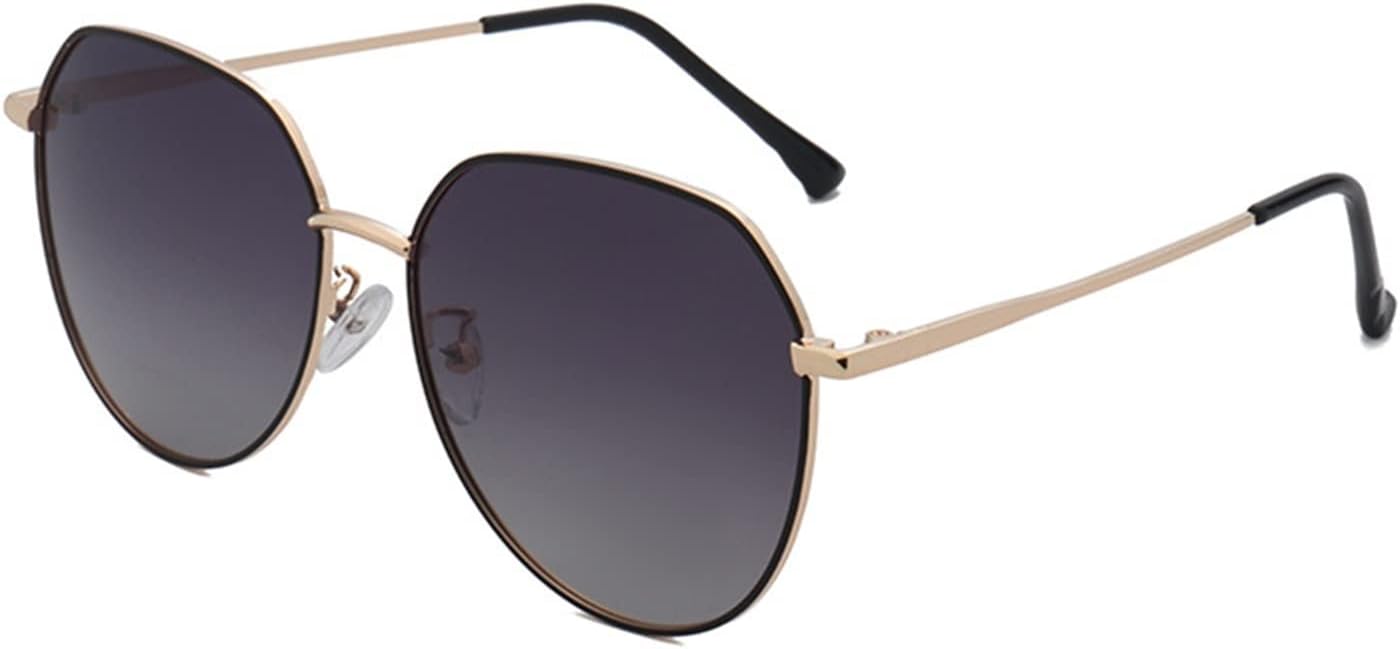 

Модные женские поляризованные солнцезащитные очки в стиле ретро с металлическим покрытием, 2027 год, для отдыха на природе и на пляже (Цвет: D, Размер: Средний) MTZJH, One Color