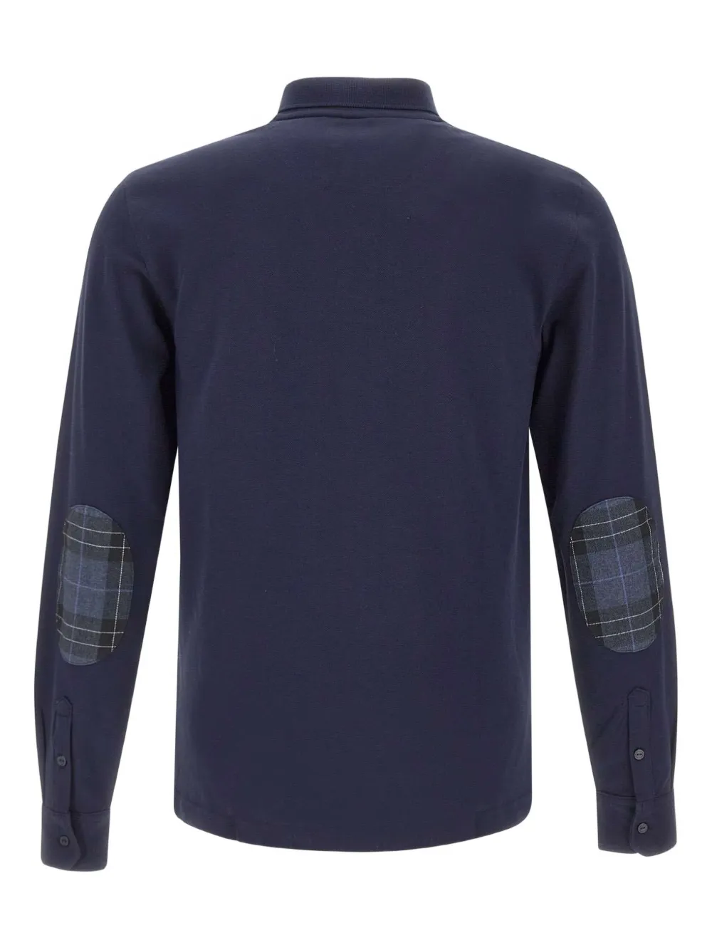 

Рубашка поло с длинными рукавами и нашивками на локтях Sun68, синий